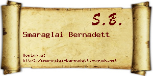 Smaraglai Bernadett névjegykártya